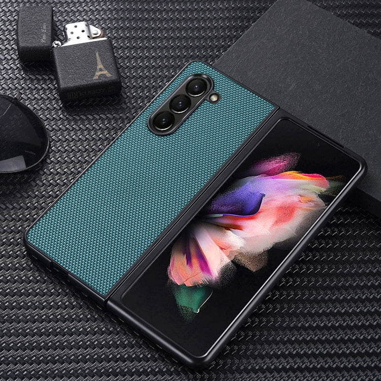 Nylon Cloth Texture Shockproof PC+TPU Phone Case, For Samsung Galaxy Z Fold5