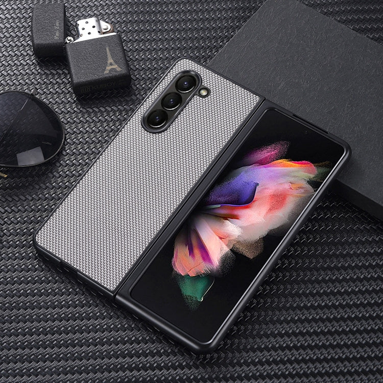 Nylon Cloth Texture Shockproof PC+TPU Phone Case, For Samsung Galaxy Z Fold5