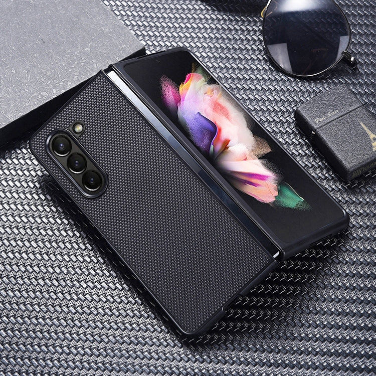 Nylon Cloth Texture Shockproof PC+TPU Phone Case, For Samsung Galaxy Z Fold5