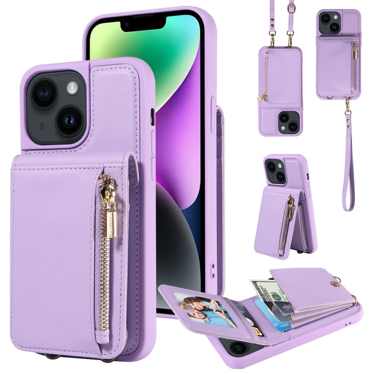 Crossbody Lanyard Zipper Wallet Leather Phone Case, For iPhone SE 2022/ 7 / 8, For iPhone 13 Pro Max, For iPhone 13 Pro, For iPhone 13