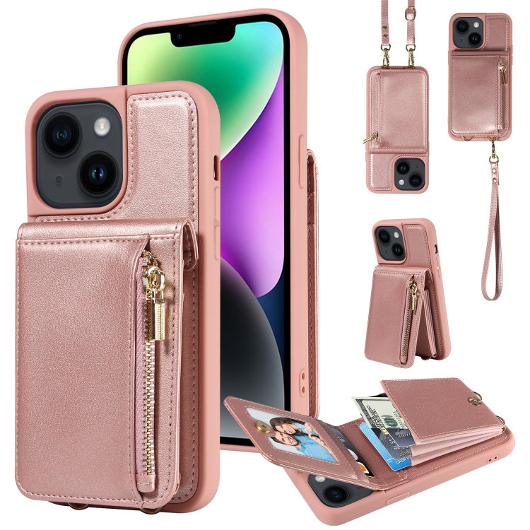 Crossbody Lanyard Zipper Wallet Leather Phone Case, For iPhone SE 2022/ 7 / 8, For iPhone 13 Pro Max, For iPhone 13 Pro, For iPhone 13