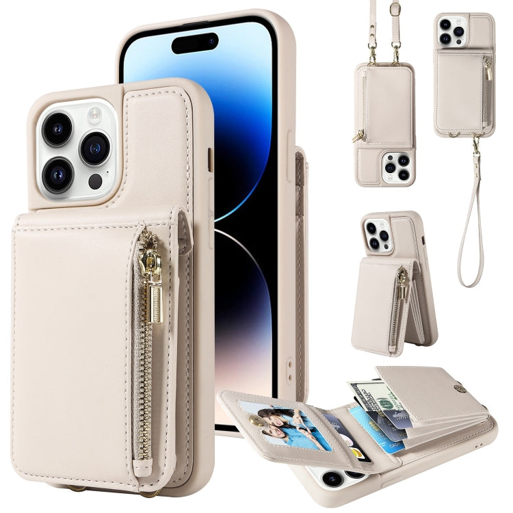 Crossbody Lanyard Zipper Wallet Leather Phone Case, For iPhone SE 2022/ 7 / 8, For iPhone 13 Pro Max, For iPhone 13 Pro, For iPhone 13