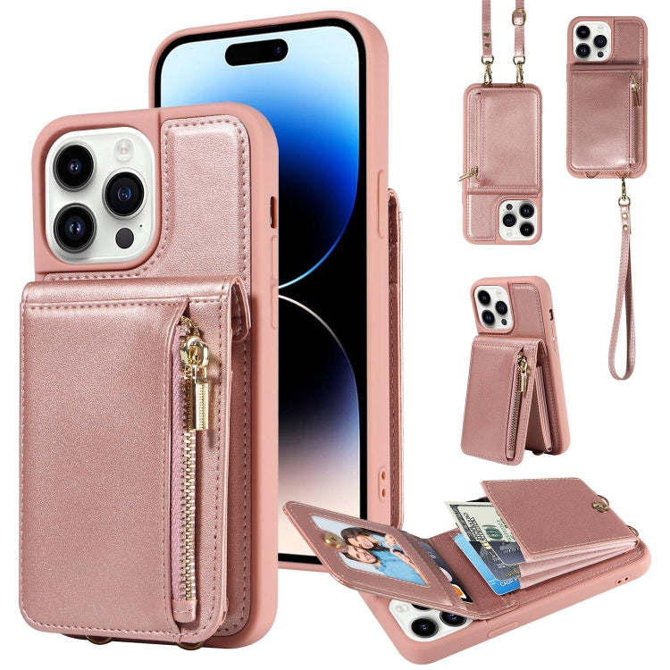 Crossbody Lanyard Zipper Wallet Leather Phone Case, For iPhone SE 2022/ 7 / 8, For iPhone 13 Pro Max, For iPhone 13 Pro, For iPhone 13