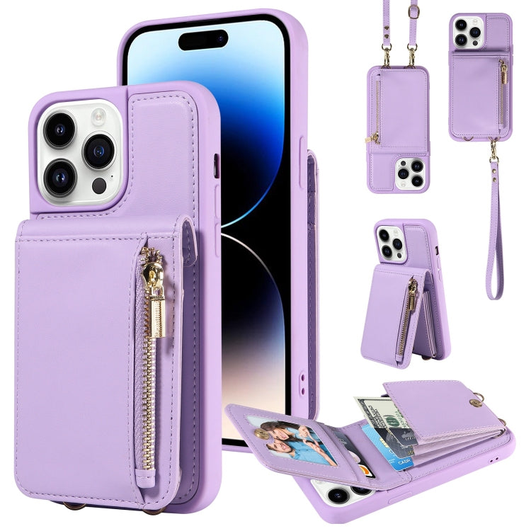 Crossbody Lanyard Zipper Wallet Leather Phone Case, For iPhone SE 2022/ 7 / 8, For iPhone 13 Pro Max, For iPhone 13 Pro, For iPhone 13