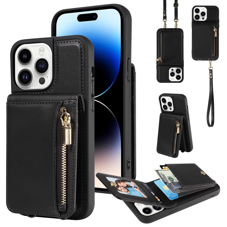 Crossbody Lanyard Zipper Wallet Leather Phone Case, For iPhone SE 2022/ 7 / 8, For iPhone 13 Pro Max, For iPhone 13 Pro, For iPhone 13
