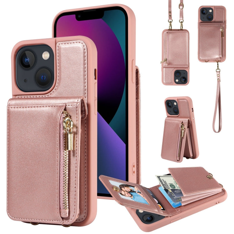 Crossbody Lanyard Zipper Wallet Leather Phone Case, For iPhone 12 / 12 Pro, For iPhone 12 Pro Max, For iPhone 11 Pro Max, For iPhone 11