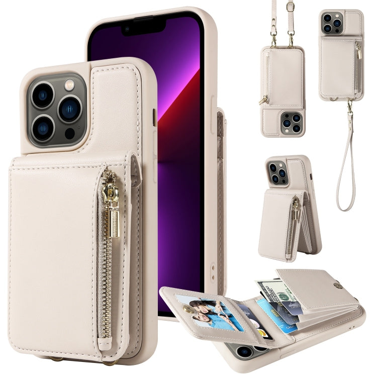 Crossbody Lanyard Zipper Wallet Leather Phone Case, For iPhone 12 / 12 Pro, For iPhone 12 Pro Max, For iPhone 11 Pro Max, For iPhone 11