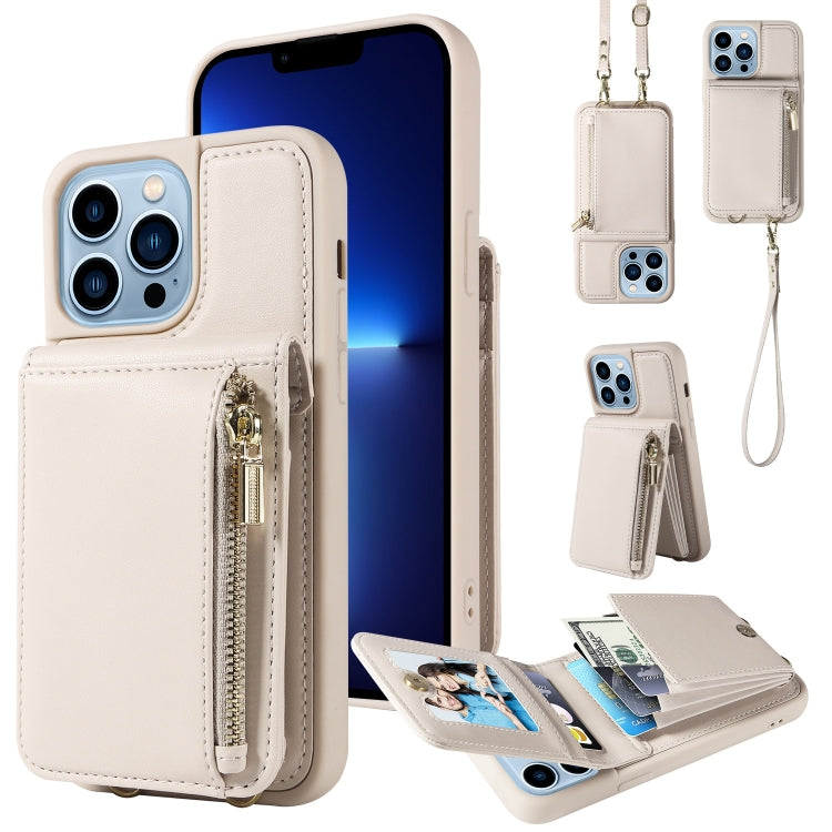 Crossbody Lanyard Zipper Wallet Leather Phone Case, For iPhone 12 / 12 Pro, For iPhone 12 Pro Max, For iPhone 11 Pro Max, For iPhone 11