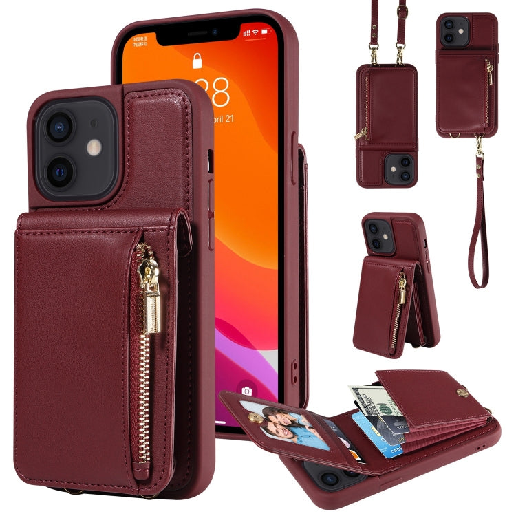 Crossbody Lanyard Zipper Wallet Leather Phone Case, For iPhone 11 Pro, For iPhone X / XS, For iPhone XR, For iPhone XS Max