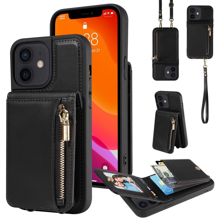 Crossbody Lanyard Zipper Wallet Leather Phone Case, For iPhone 11 Pro, For iPhone X / XS, For iPhone XR, For iPhone XS Max