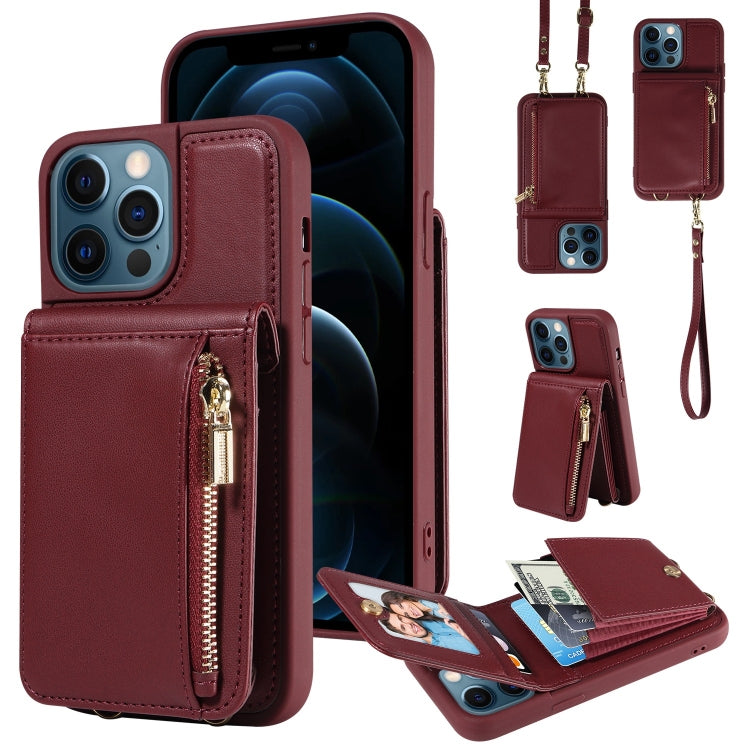 Crossbody Lanyard Zipper Wallet Leather Phone Case, For iPhone 11 Pro, For iPhone X / XS, For iPhone XR, For iPhone XS Max