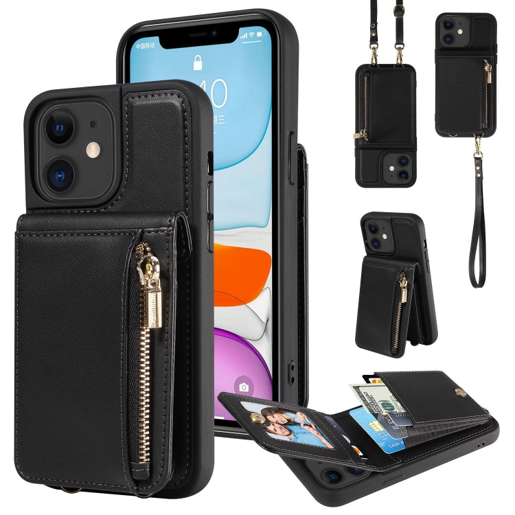 Crossbody Lanyard Zipper Wallet Leather Phone Case, For iPhone 11 Pro, For iPhone X / XS, For iPhone XR, For iPhone XS Max