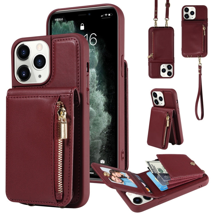 Crossbody Lanyard Zipper Wallet Leather Phone Case, For iPhone 7 Plus / 8 Plus