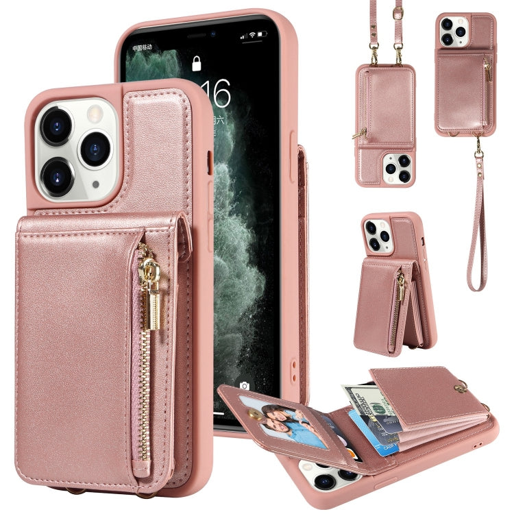 Crossbody Lanyard Zipper Wallet Leather Phone Case, For iPhone 7 Plus / 8 Plus