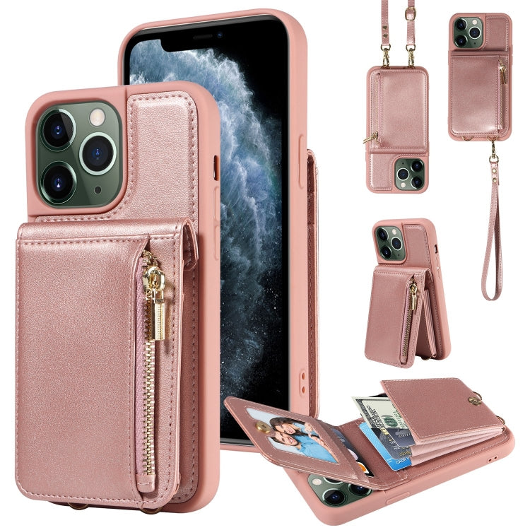 Crossbody Lanyard Zipper Wallet Leather Phone Case, For iPhone 11 Pro, For iPhone X / XS, For iPhone XR, For iPhone XS Max