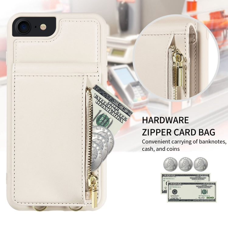 Crossbody Lanyard Zipper Wallet Leather Phone Case, For iPhone 12 / 12 Pro, For iPhone 12 Pro Max, For iPhone 11 Pro Max, For iPhone 11