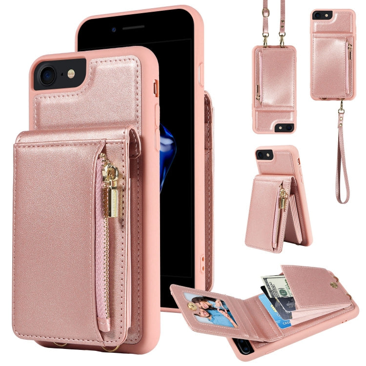 Crossbody Lanyard Zipper Wallet Leather Phone Case, For iPhone 12 / 12 Pro, For iPhone 12 Pro Max, For iPhone 11 Pro Max, For iPhone 11