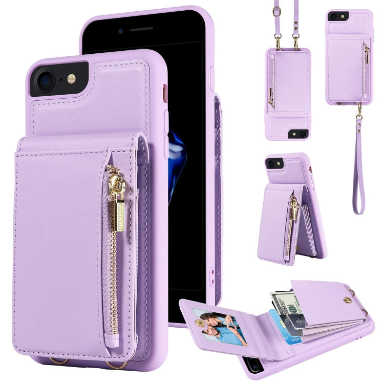 Crossbody Lanyard Zipper Wallet Leather Phone Case, For iPhone 12 / 12 Pro, For iPhone 12 Pro Max, For iPhone 11 Pro Max, For iPhone 11