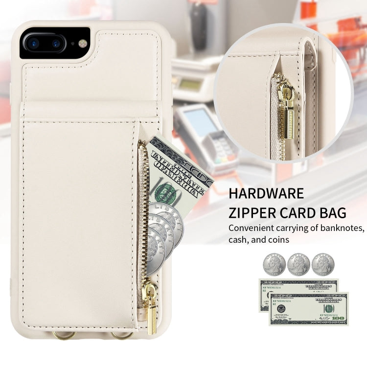 Crossbody Lanyard Zipper Wallet Leather Phone Case