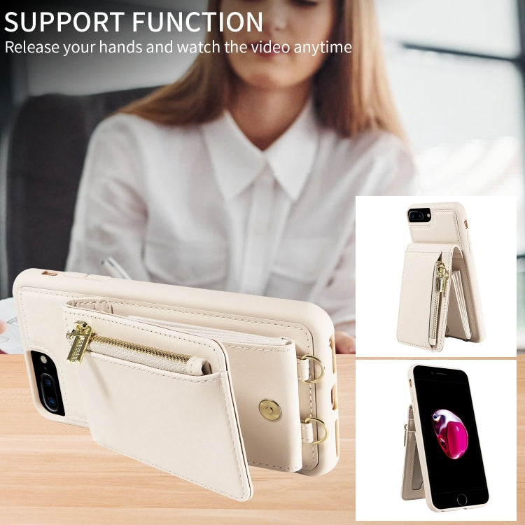 Crossbody Lanyard Zipper Wallet Leather Phone Case