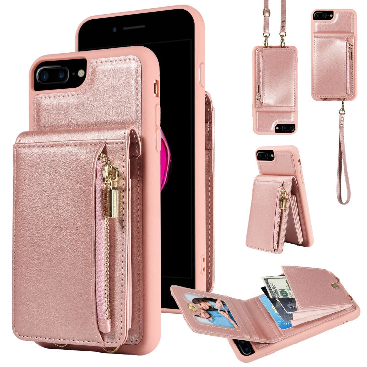 Crossbody Lanyard Zipper Wallet Leather Phone Case