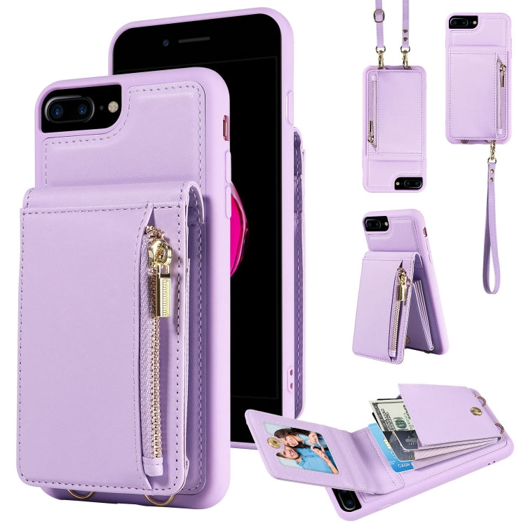 Crossbody Lanyard Zipper Wallet Leather Phone Case