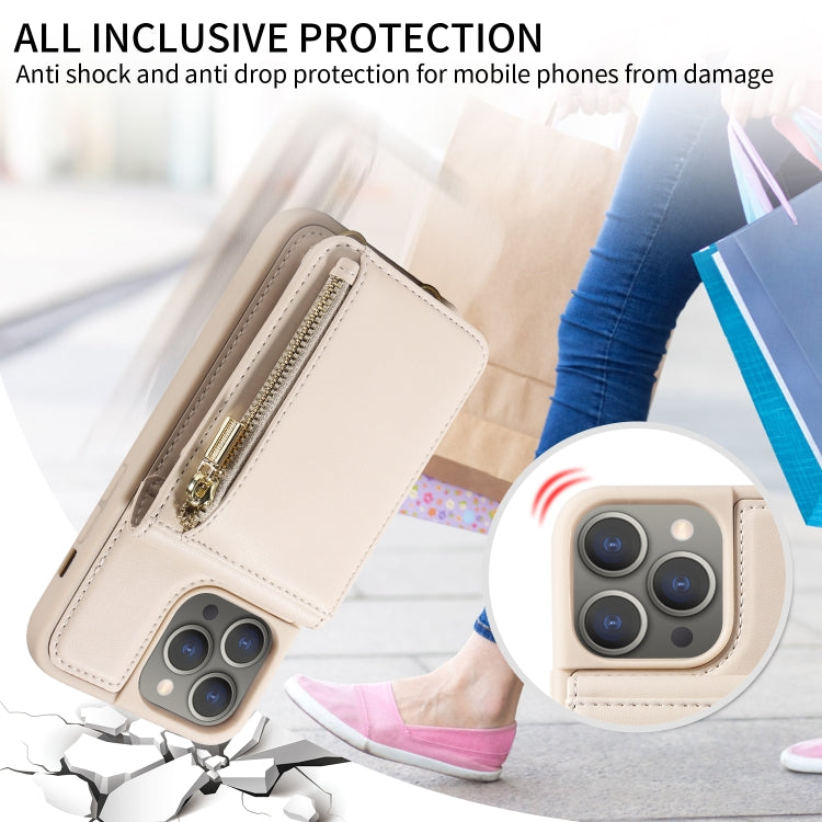 Crossbody Lanyard Zipper Wallet Leather Phone Case, For iPhone 14 Plus, For iPhone 14, For iPhone 14 Pro, For iPhone 14 Pro Max