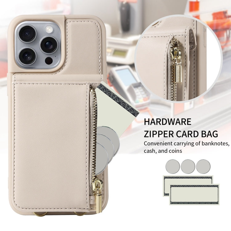 Crossbody Lanyard Zipper Wallet Leather Phone Case, For iPhone 15 Pro Max, For iPhone 15 Pro, For iPhone 15 Plus, For iPhone 15