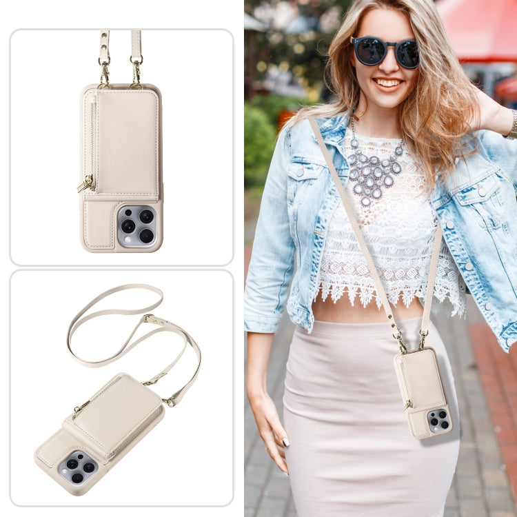 Crossbody Lanyard Zipper Wallet Leather Phone Case, For iPhone 15 Pro Max, For iPhone 15 Pro, For iPhone 15 Plus, For iPhone 15