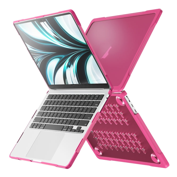 Translucent Laptop Protective Case, For MacBook Air 13.6 inch A2681 2022 / M3 2024 A3113 / M4 2025 A3240