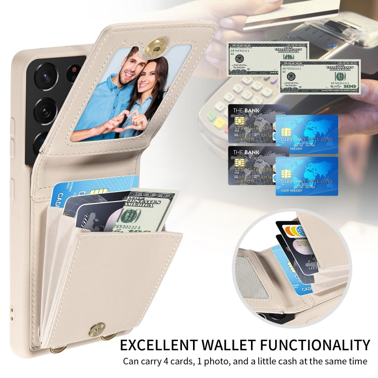 Crossbody Lanyard Zipper Wallet Leather Phone Case