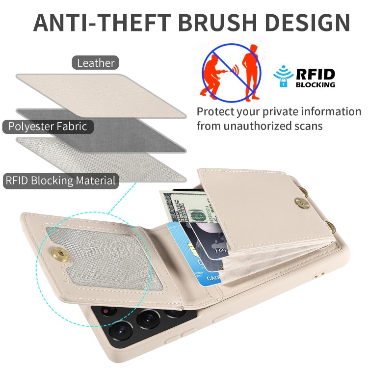 Crossbody Lanyard Zipper Wallet Leather Phone Case