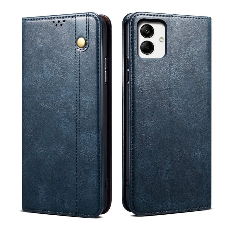 Oil Wax Crazy Horse Texture Leather Phone Case