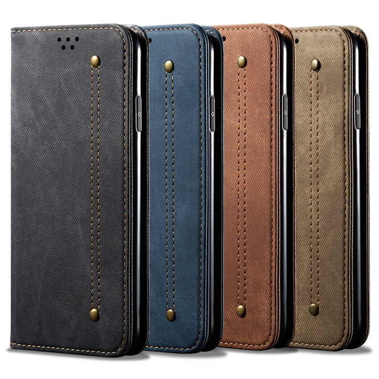 Denim Texture Casual Style Horizontal Flip Leather Case, For Samsung Galaxy M34 5G, For Samsung Galaxy A25 5G, For Samsung Galaxy A25 5G Global, For Samsung Galaxy S23 FE 5G