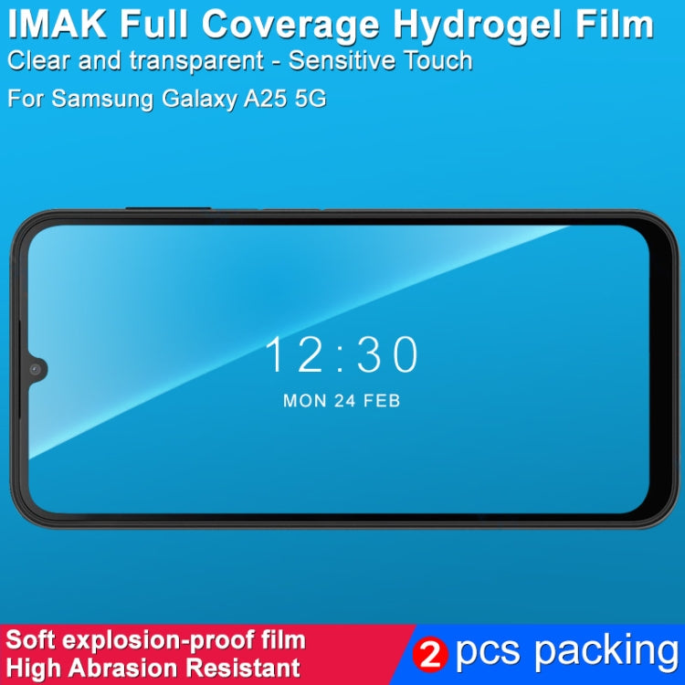 imak Curved Full Screen Hydrogel Film Front Protector, For Samsung Galaxy A25 5G, For Samsung Galaxy A24 4G, For Samsung Galaxy A14 4G / 5G