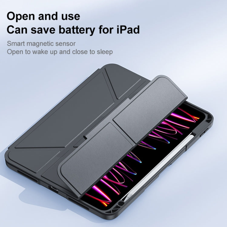 Deformation Buckle Leather Smart Tablet Case, For iPad Pro 12.9 2022 / 2021 / 2020 / 2018, For iPad Pro 11 2022 / 2021 / 2020 / 2018, For iPad 10th Gen 10.9 2022, For iPad Air 2022 / 2020, For iPad 10.2 2021 / 2020 / 2019