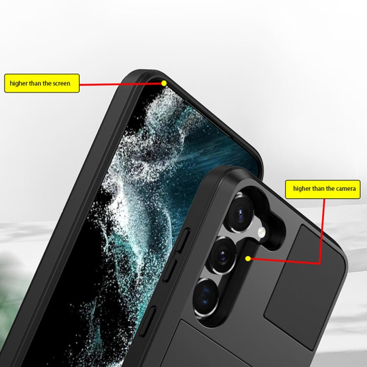 Multifunction Armor Slide Card Slot Phone Case, For Samsung Galaxy S21 5G