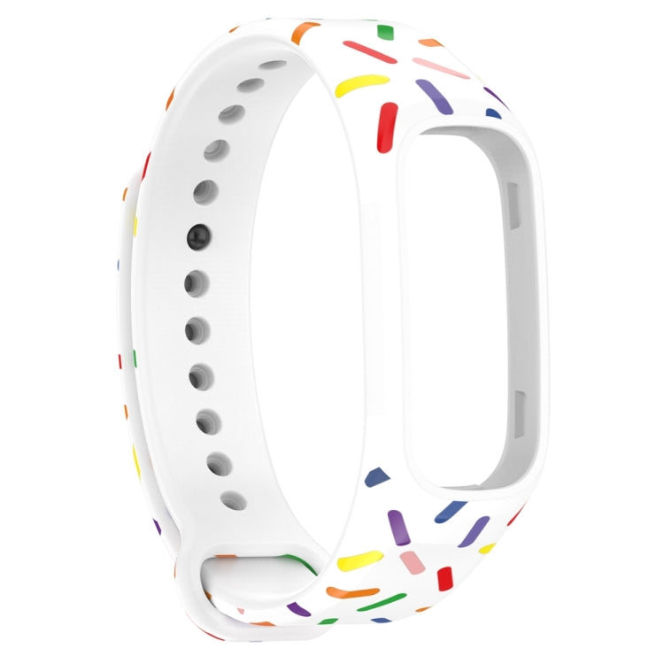 Sports Rainbow Dots Silicone Watch Band, For OPPO Band