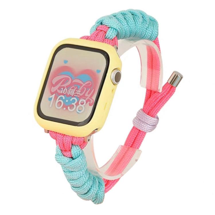 Twist Knotted Nylon Watch Band, For Apple Watch SE 2022 44mm, For Apple Watch 7 41mm, For Apple Watch 7 45mm, For Apple Watch SE 40mm, For Apple Watch Ultra 2 49mm, For Apple Watch SE 44mm