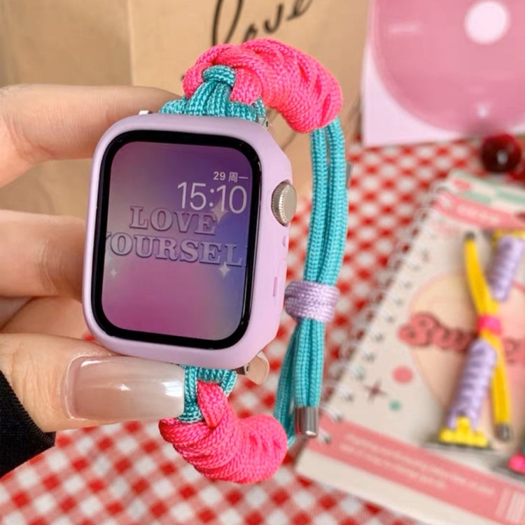 Twist Knotted Nylon Watch Band, For Apple Watch 6 40mm, For Apple Watch 6 44mm, For Apple Watch 5 44mm, For Apple Watch 5 40mm, For Apple Watch 9 45mm, For Apple Watch 4 44mm