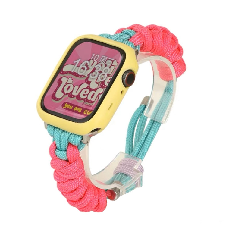 Bracelet de montre en nylon noué torsadé, pour Apple Watch 42 mm et 38 mm