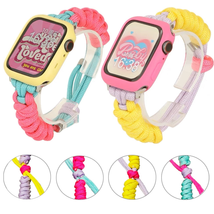 Twist Knotted Nylon Watch Band, For Apple Watch 6 40mm, For Apple Watch 6 44mm, For Apple Watch 5 44mm, For Apple Watch 5 40mm, For Apple Watch 9 45mm, For Apple Watch 4 44mm