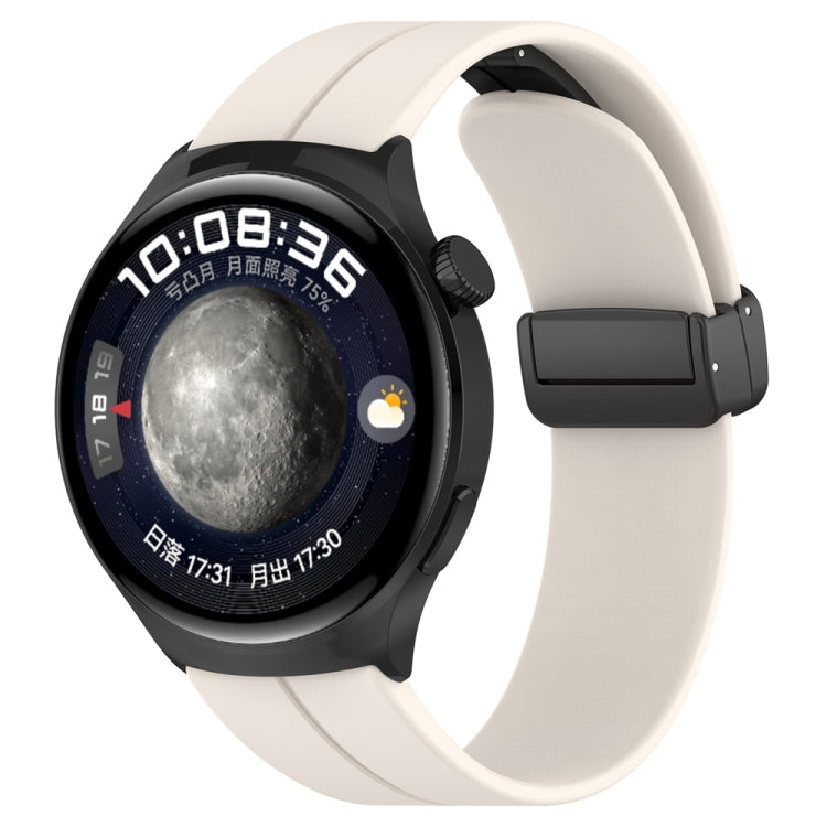 Bracelet de montre en silicone à boucle déployante, pour Huawei Watch 4 / Watch 4 Pro