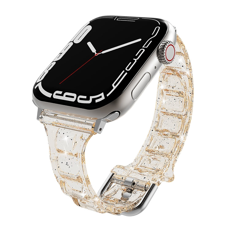 Cube Airbag Clear TPU Watch Band, For Apple Watch 9 41mm, For Apple Watch Ultra 49mm, For Apple Watch 8 41mm, For Apple Watch 8 45mm