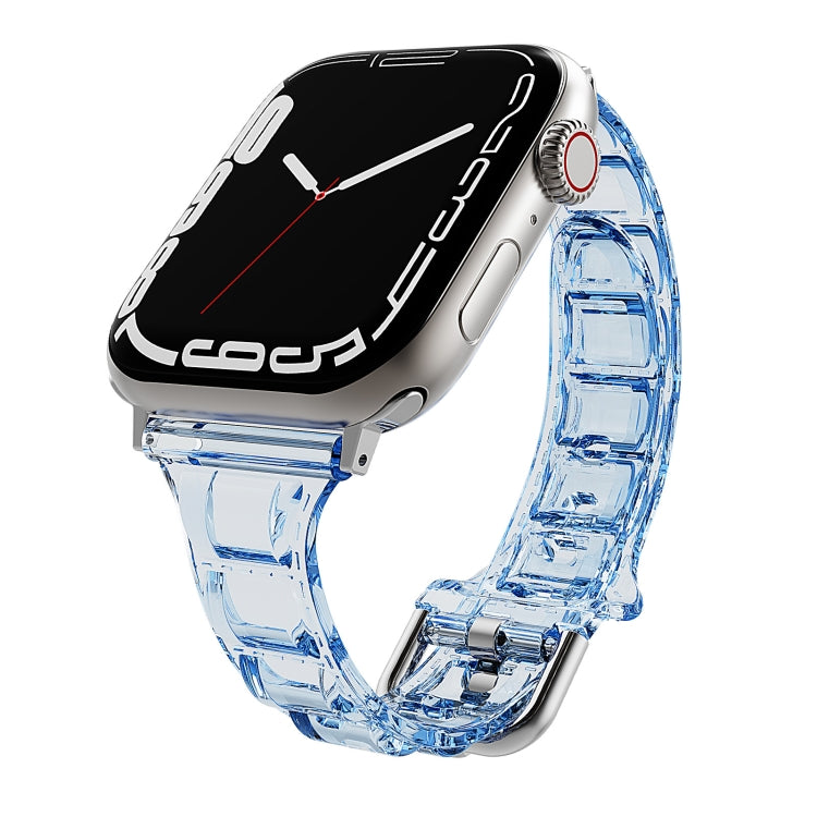 Cube Airbag Clear TPU Watch Band, For Apple Watch SE 2023 44mm, For Apple Watch SE 2023 40mm, For Apple Watch Ultra 2 49mm, For Apple Watch 9 45mm