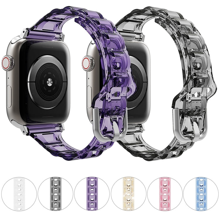 Cube Airbag Clear TPU Watch Band, For Apple Watch SE 40mm, For Apple Watch SE 44mm, For Apple Watch 6 40mm, For Apple Watch 6 44mm