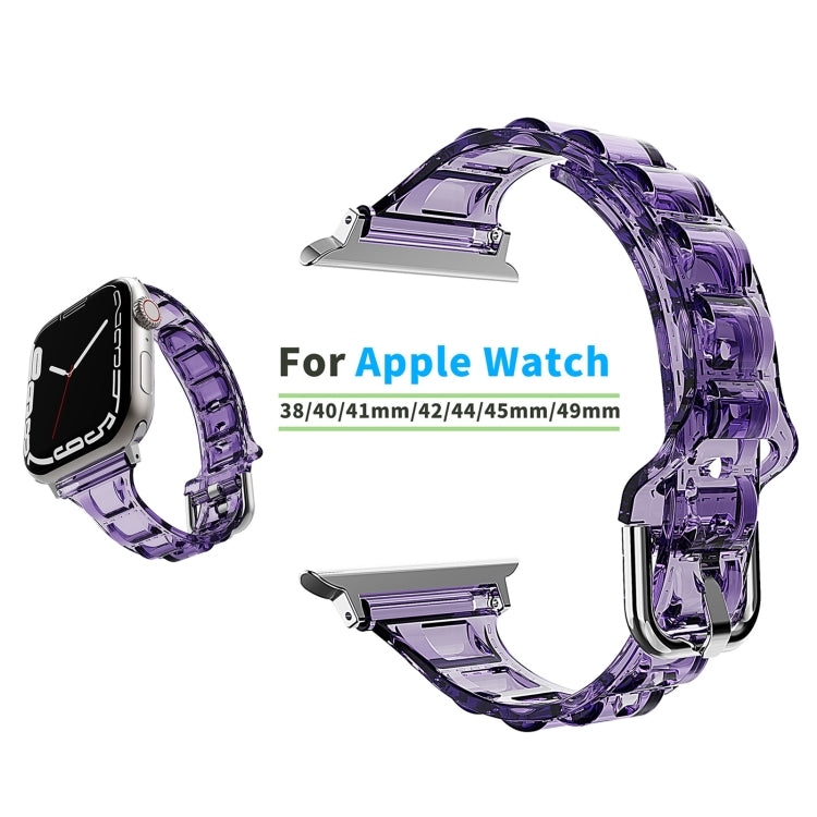 Cube Airbag Clear TPU Watch Band, For Apple Watch SE 2022 40mm, For Apple Watch SE 2022 44mm, For Apple Watch 7 41mm, For Apple Watch 7 45mm