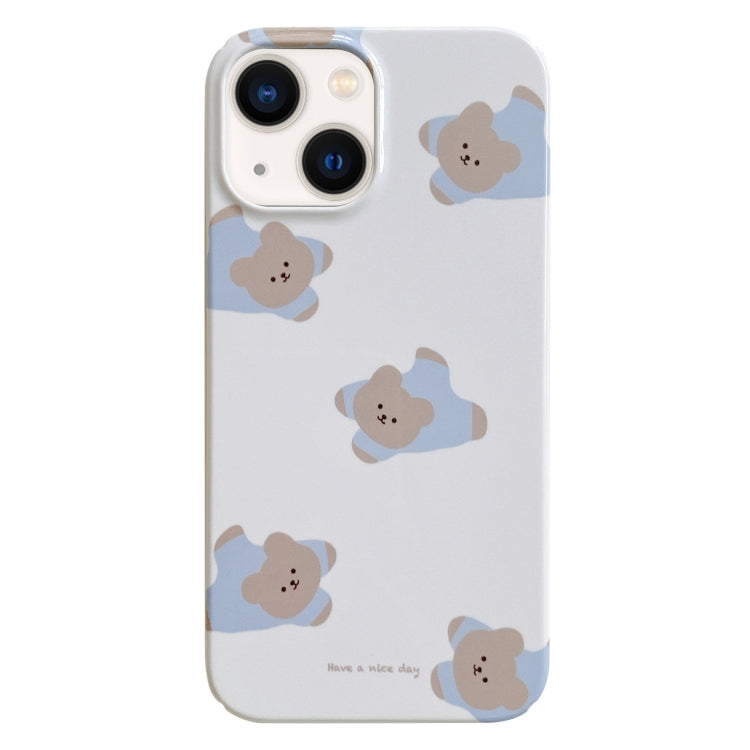 Painted Pattern PC Phone Case, For iPhone 14
