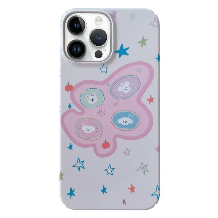Painted Pattern PC Phone Case, For iPhone 14 Pro