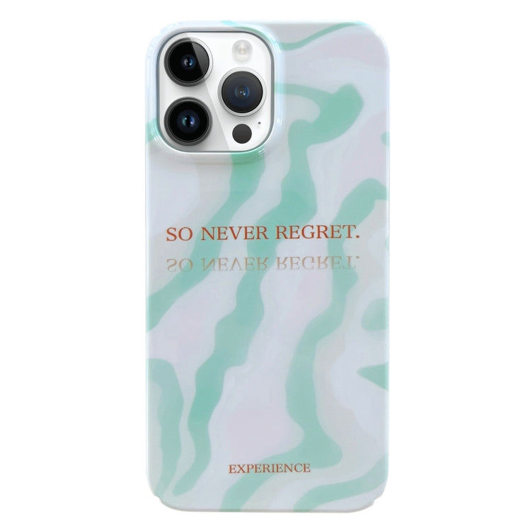 Painted Pattern PC Phone Case, For iPhone 14 Pro